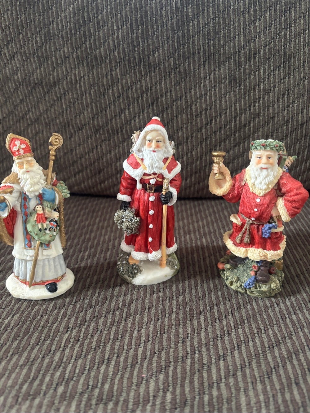 Festive Red Santa Figurine Holiday Decor